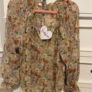 Buddy Love blouse with tags
